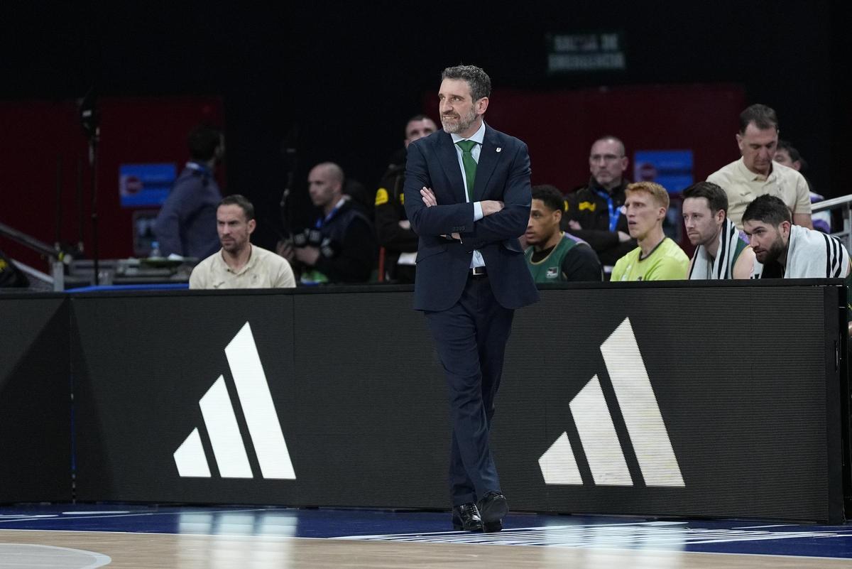Ibon Navarro, durante un partido en Madrid.