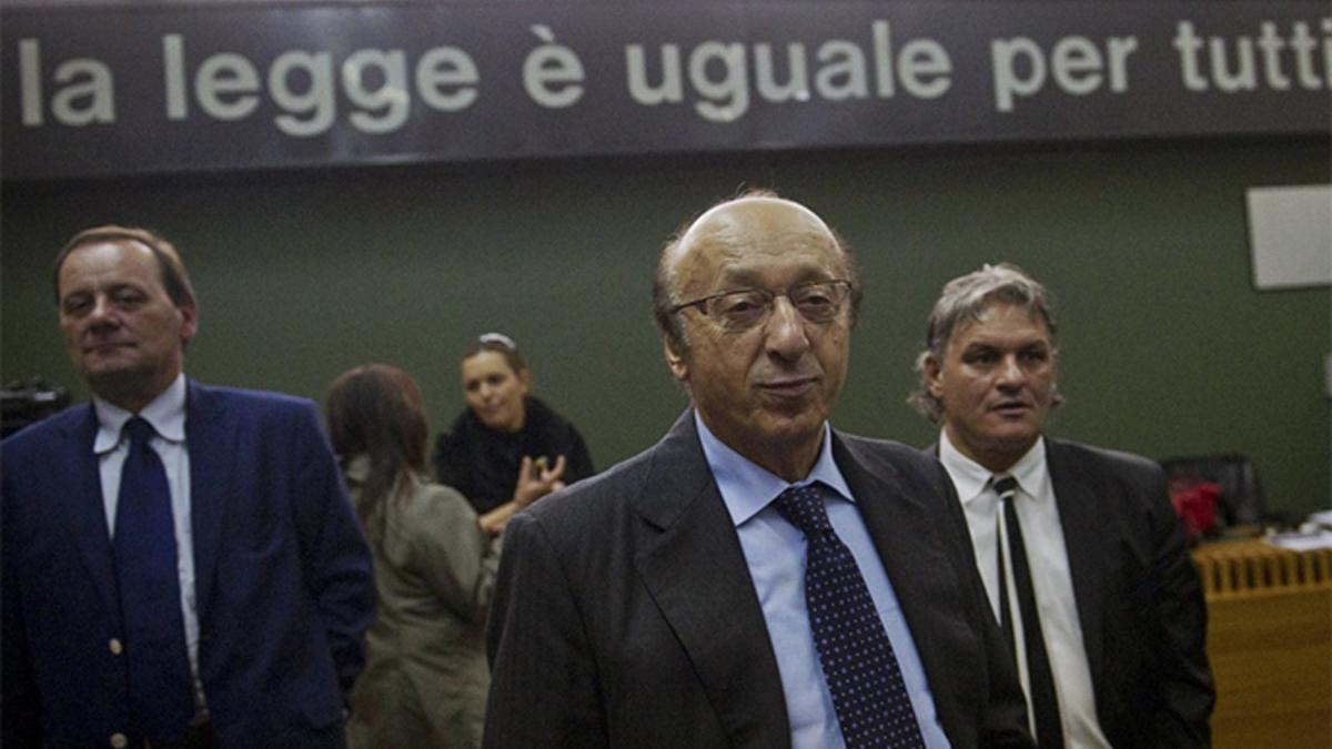 Moggi, el principal responsable del 'Calciopoli' que acabó con la Juventus en la Serie B