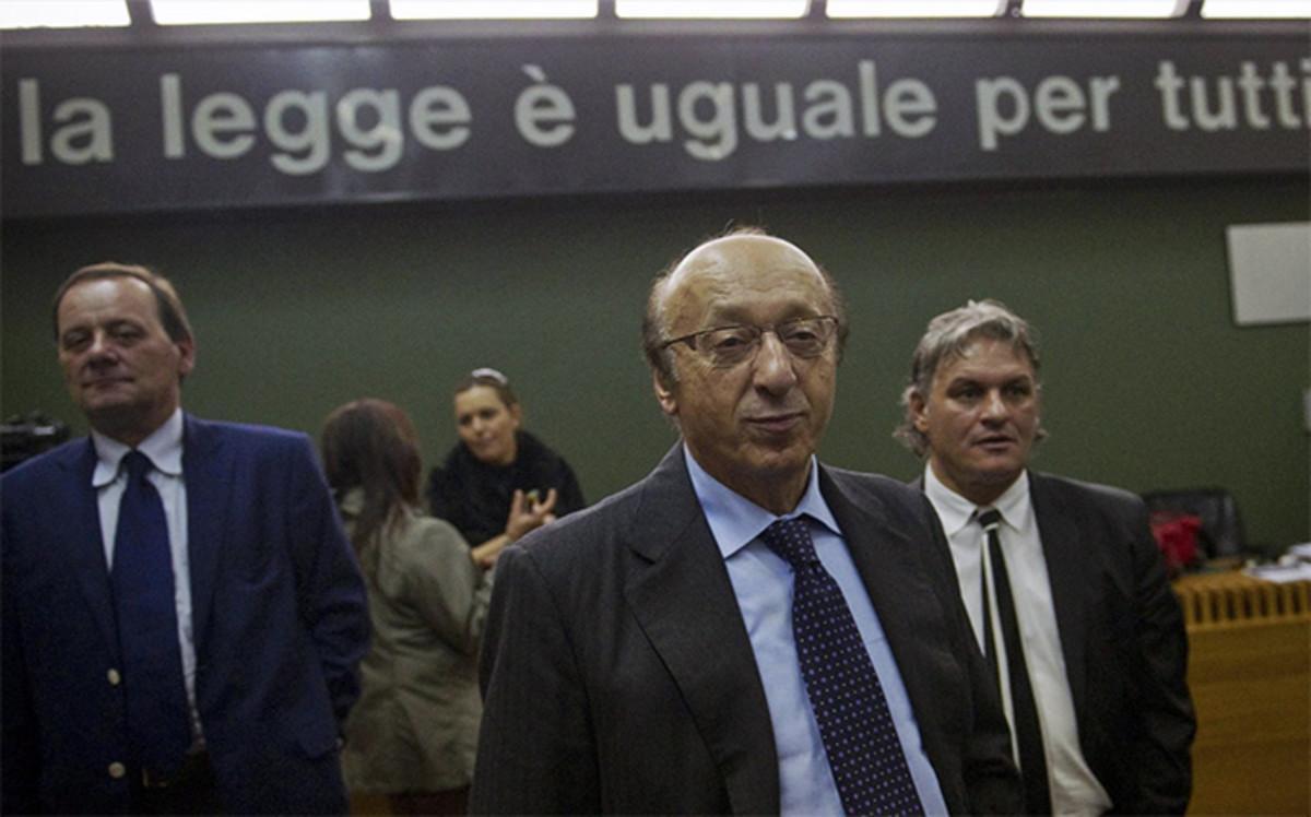 Moggi, el principal responsable del 'Calciopoli' que acabó con la Juventus en la Serie B