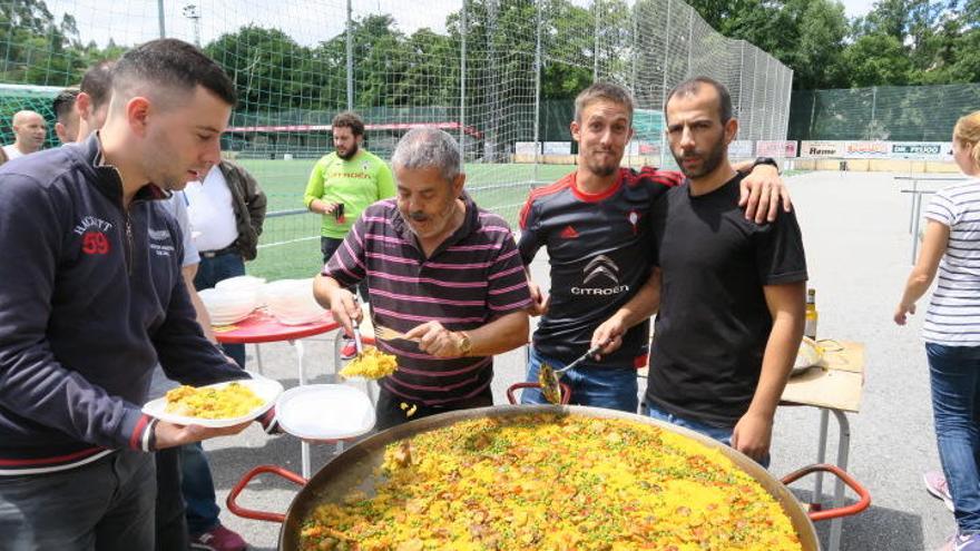 Preparación de la paella