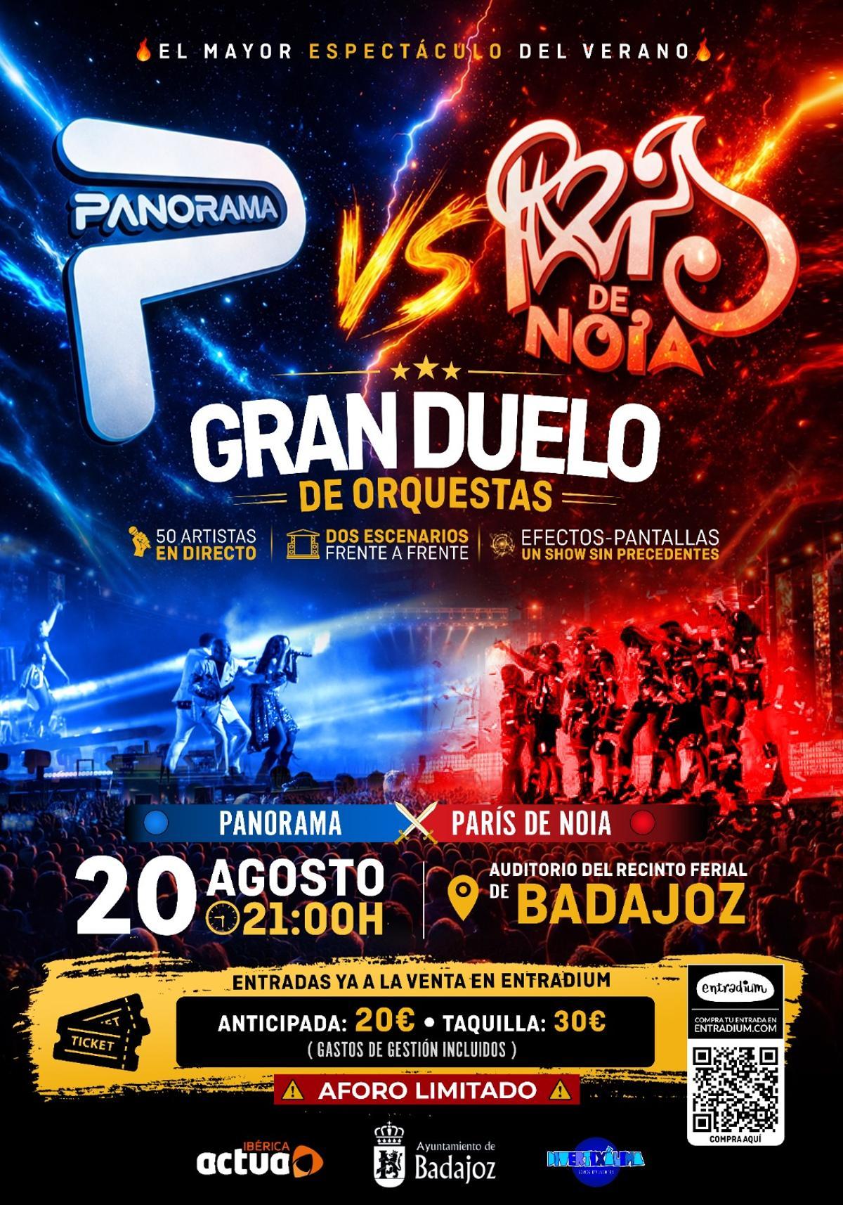 Panorama y París de Noia en Badajoz.