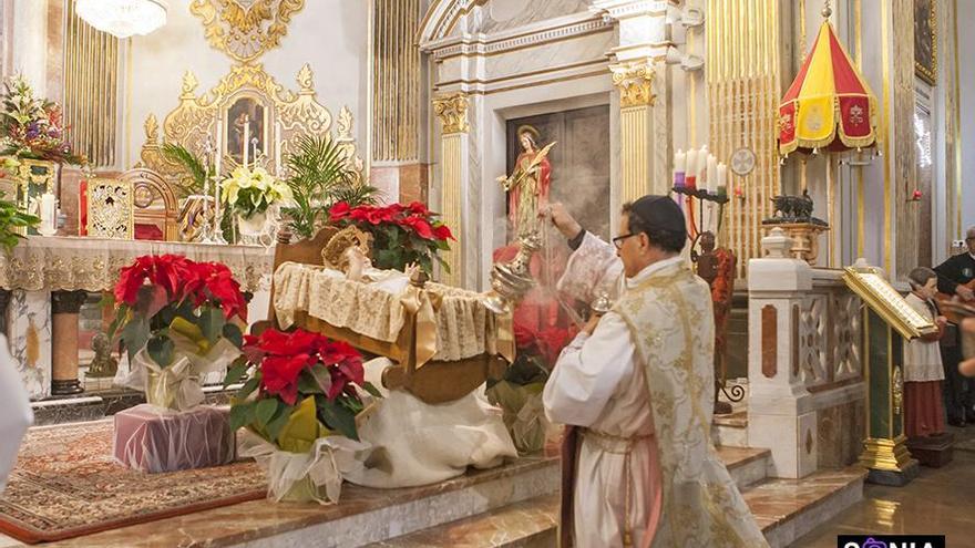 Solemnidad del día de Navidad en la Basílica del Lledó