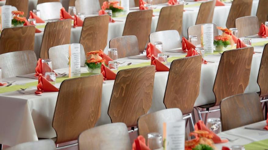 Salón de celebración de una boda.