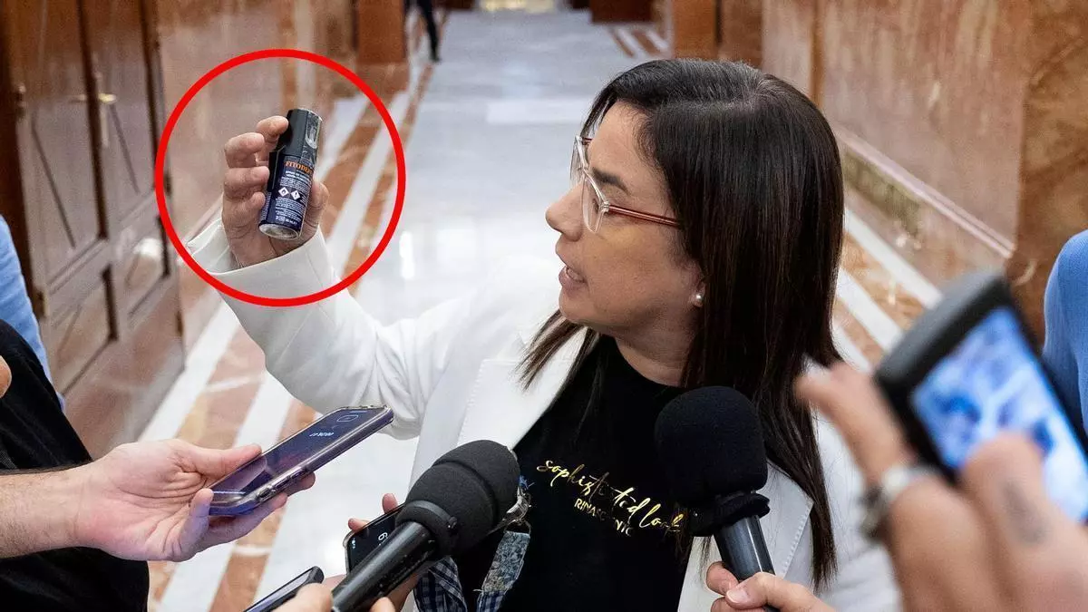 El bote de gas pimienta de una diputada del PP deja a una trabajadora del Congreso de baja, una decena de intoxicados y una denuncia