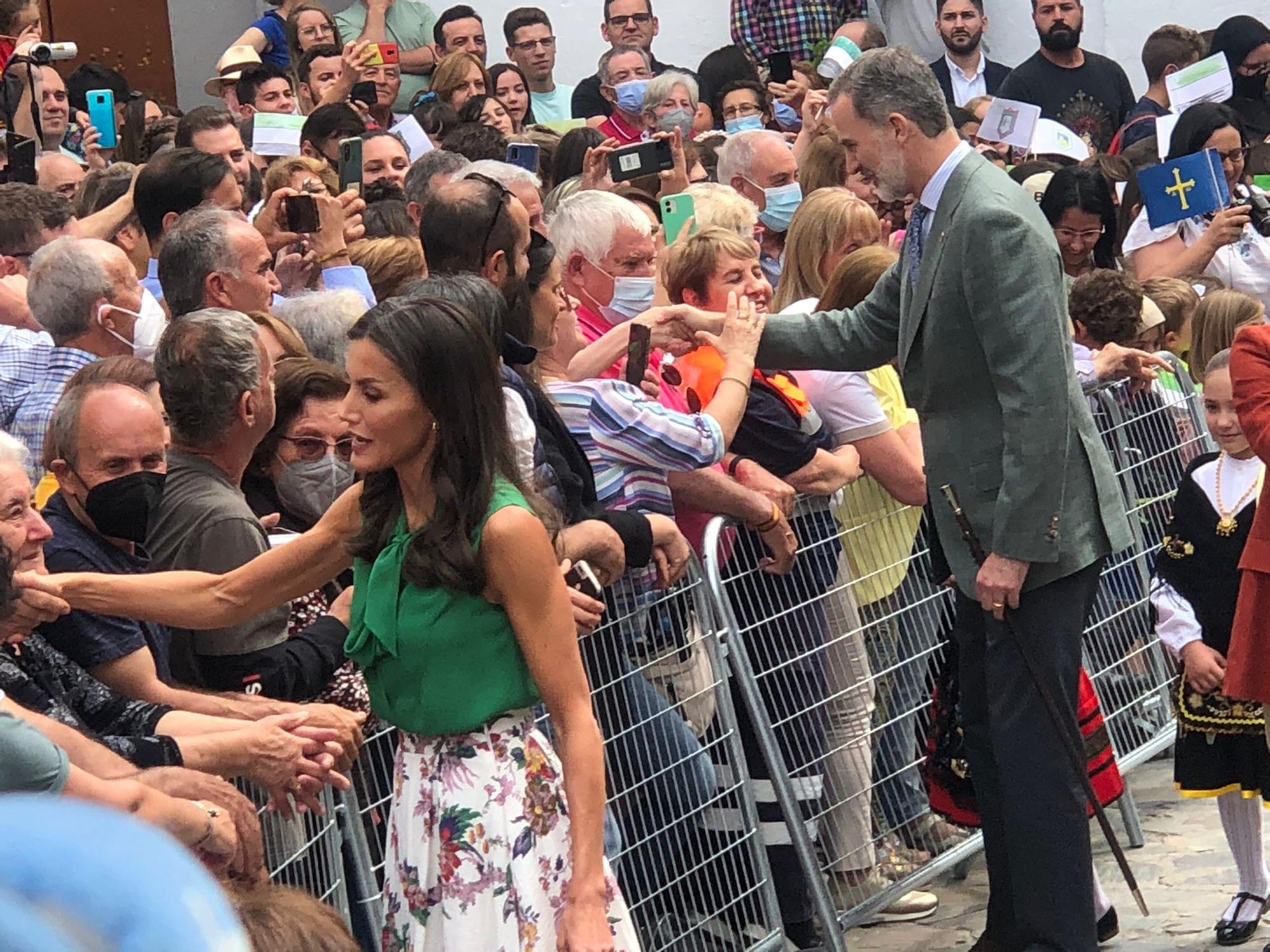 Los reyes visitan Las Hurdes 100 años después del viaje de Alfonso XIII