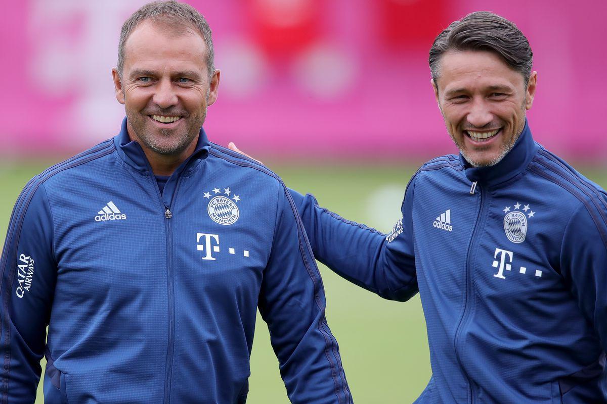 Hansi Flick y NIco Kovac, durante su etapa en el Bayern Múnich