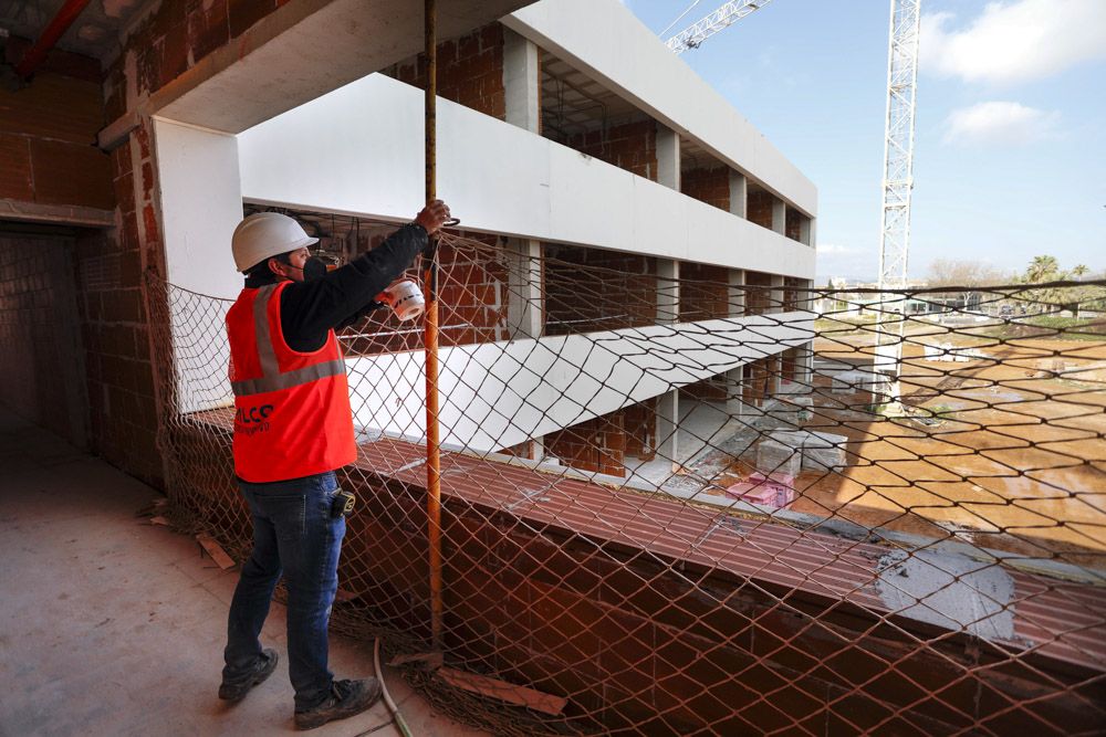 Así avanzan las obras del esperado IES nº5 del Port de Sagunt.