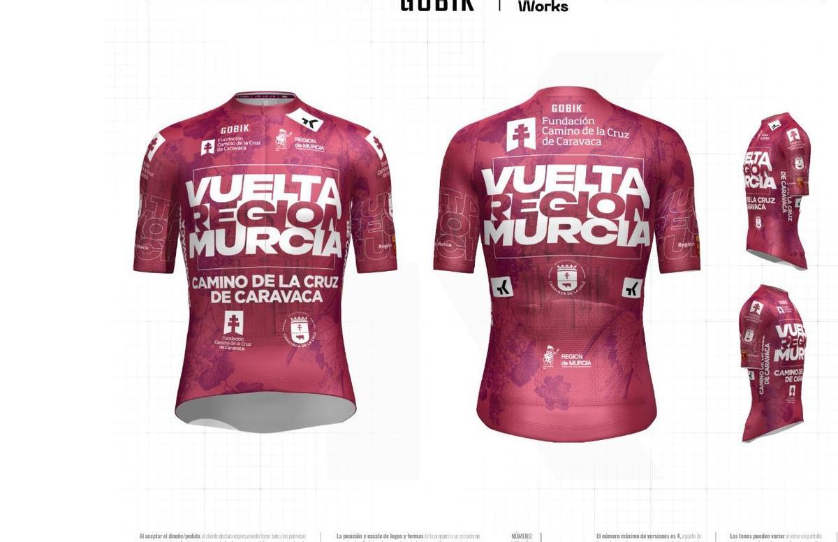 El maillot de la clasificación de los sprint especiales lucirá el lema ‘Camino de la Cruz de Caravaca’