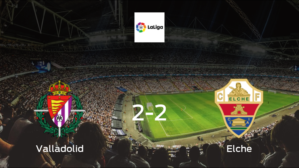 Victory beyond reach for Real Valladolid, as they only manage a 2-2 draw with Elche