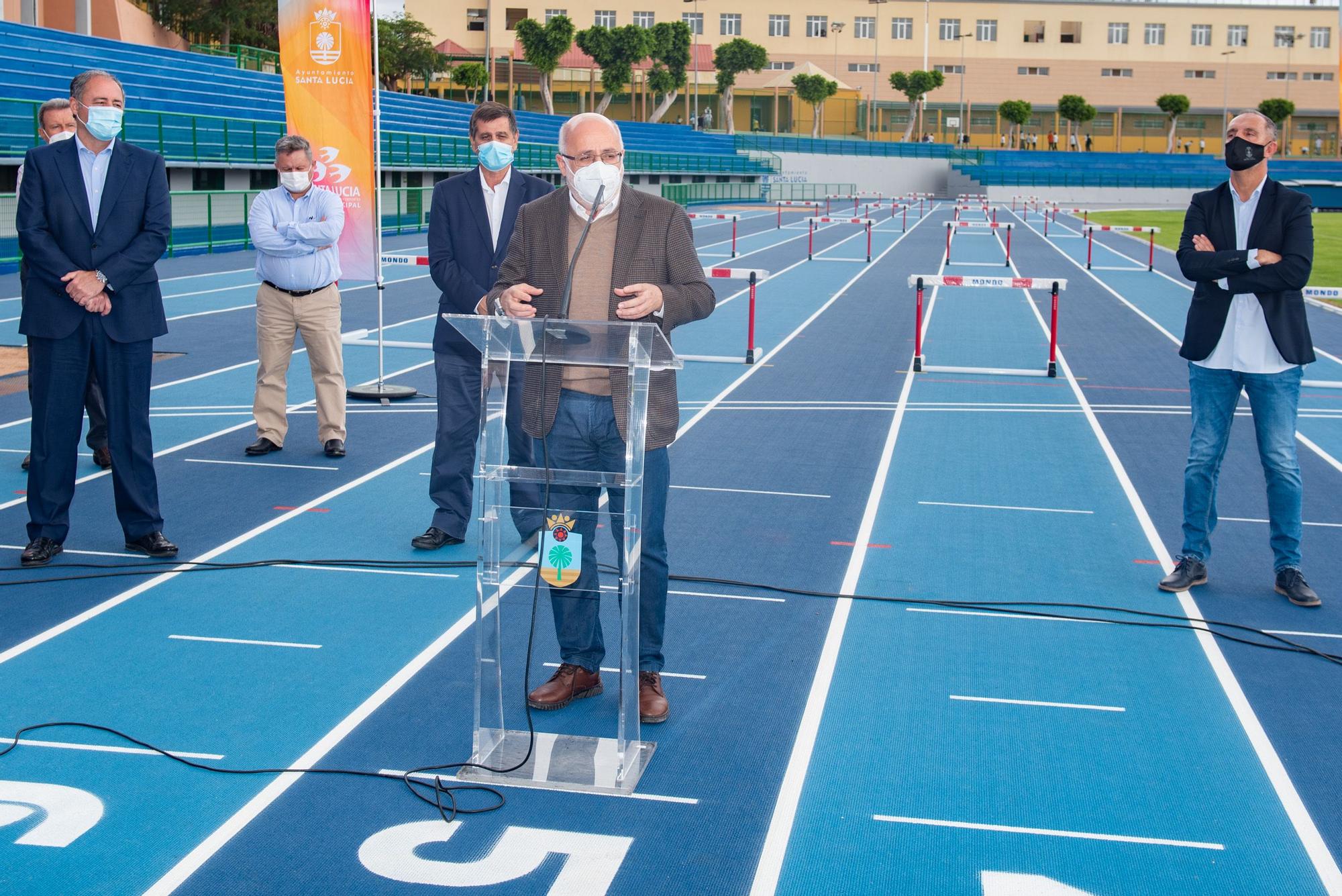 Reapertura del Estadio de Atletismo de Vecindario