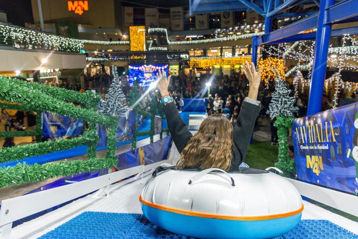 En el Gran Tobogán, los visitantes podrán deslizarse como en un trineo.