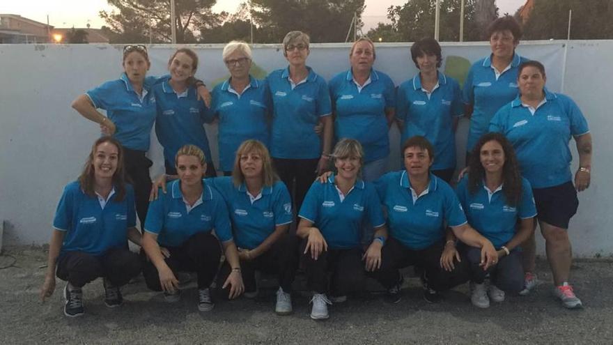 Equipo del Deportivo Bahía´s que lidera la Liga Nacional femenina.