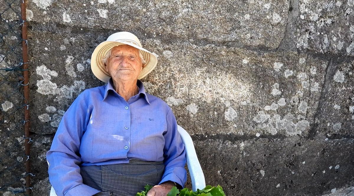 Dorinda Barros, de 98 años. // F. CASANOVA