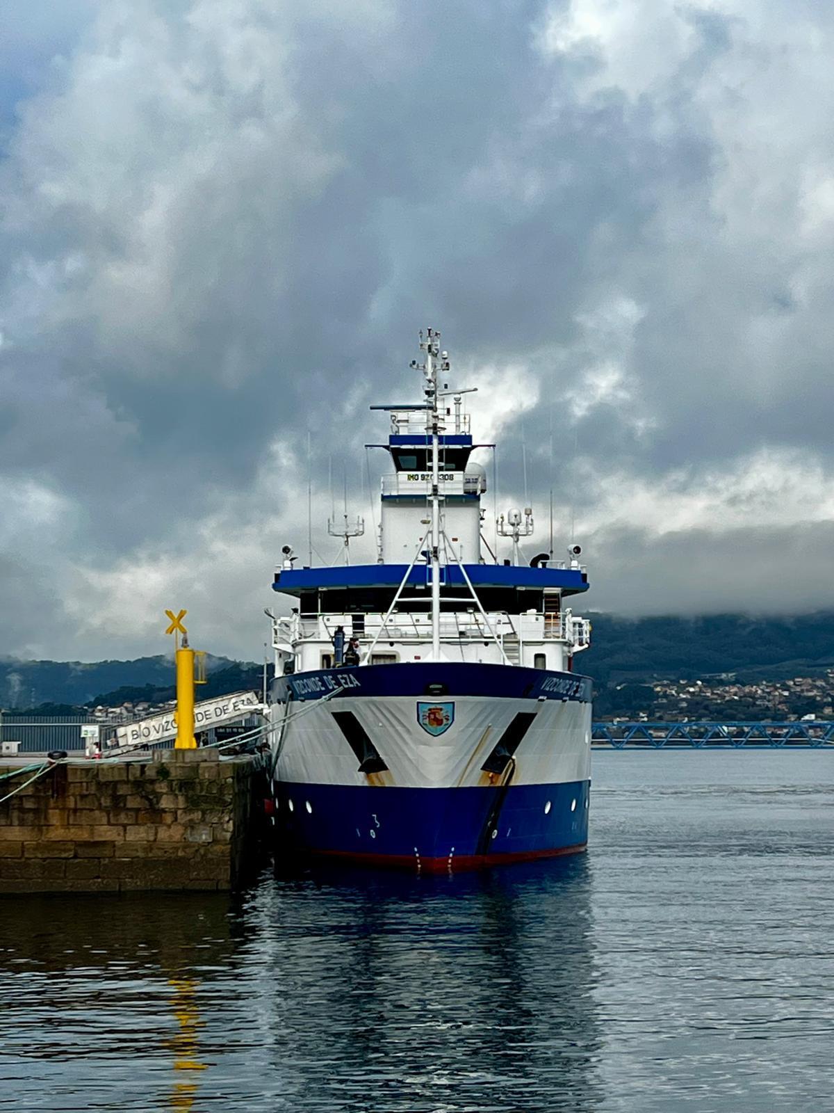 Oceanográfico «Vizconde de Eza», esta semana en Vigo