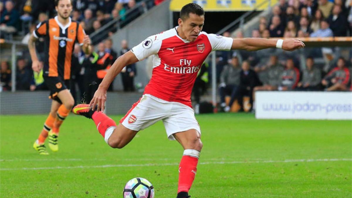 Alexis Sánchez falló un penalty