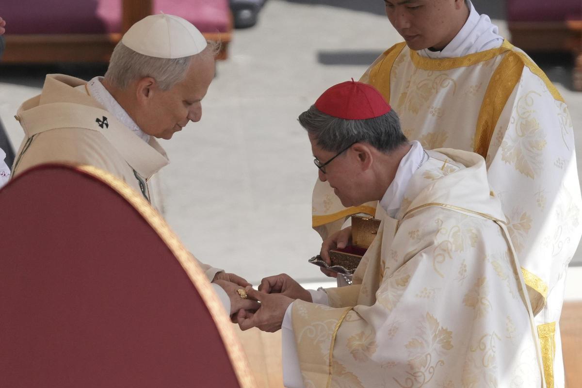Misa de inicio del pontificado del papa León XIV