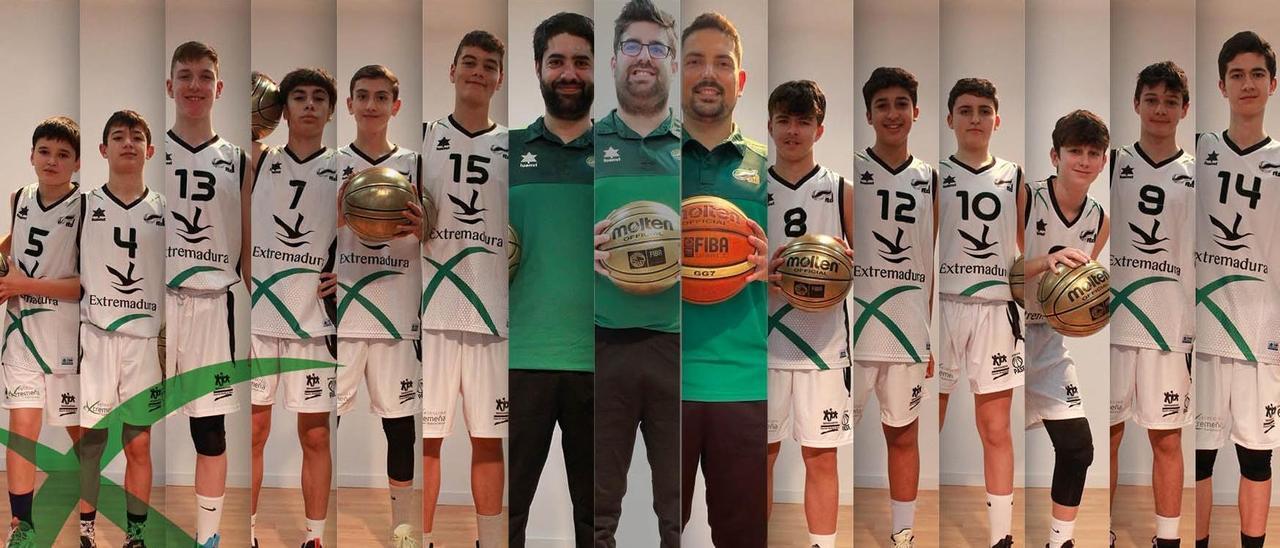 Selección infantil masculina de Extremadura.