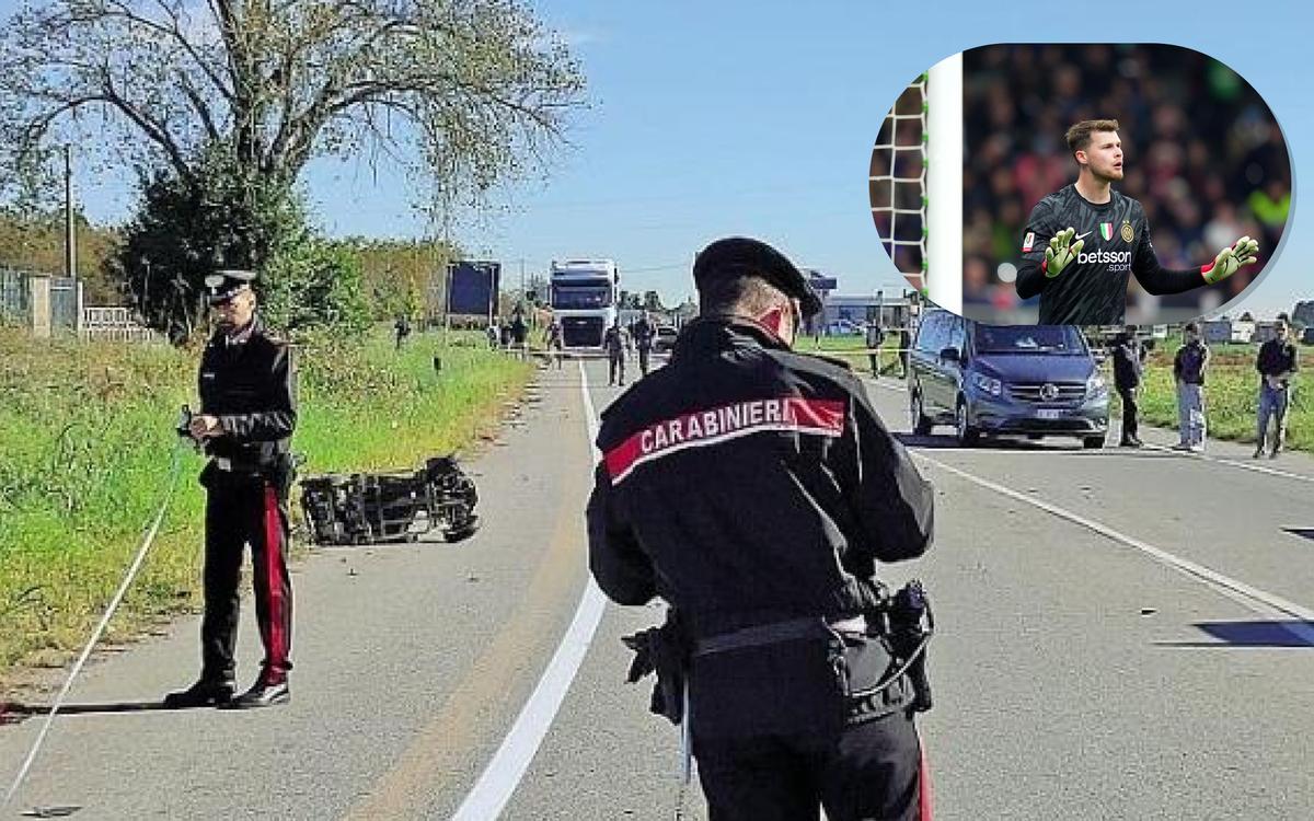 Josep Martínez, portero del Inter de Milán, implicado en un accidente mortal