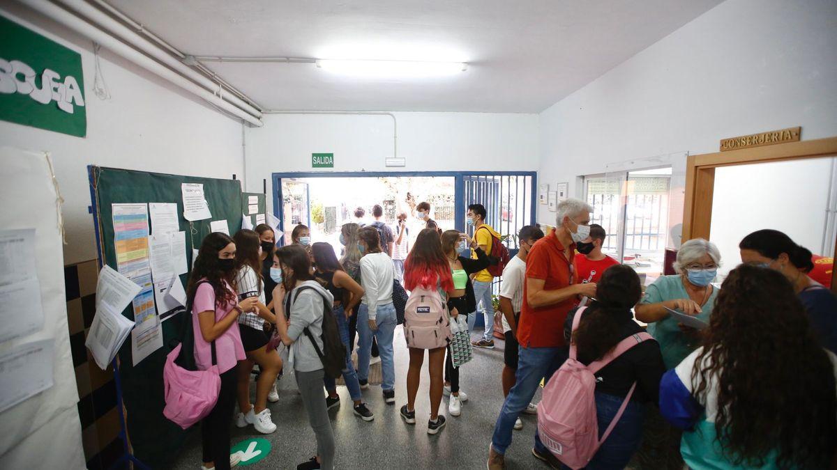 Alumnos de un instituto de Córdoba.