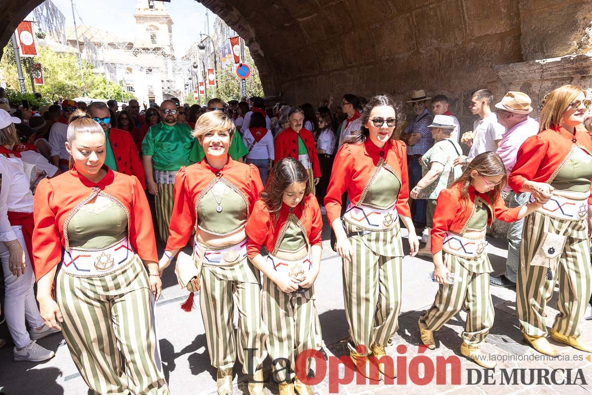 Moros y Cristianos en la mañana del dos de mayo en Caravaca