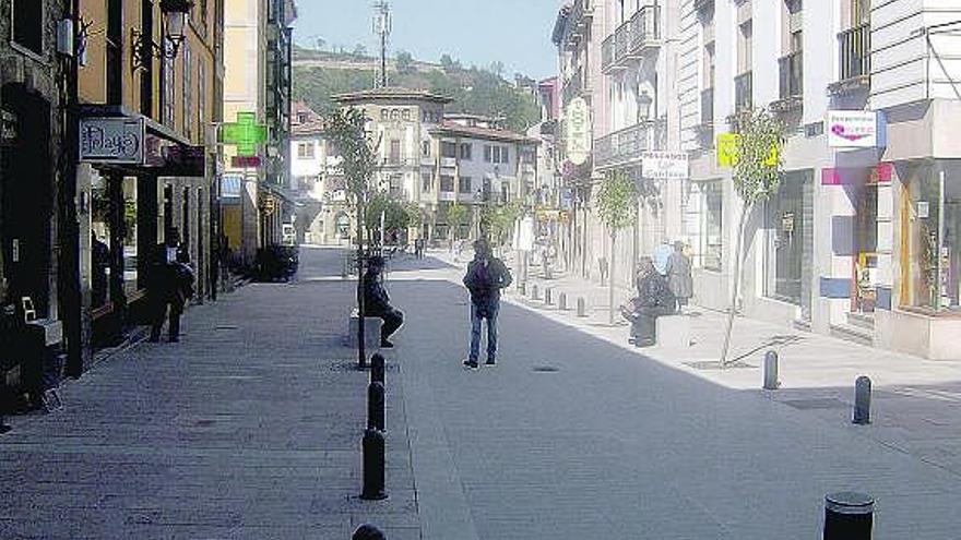 La semipeatonalización de la calle San Pelayo, finalizada