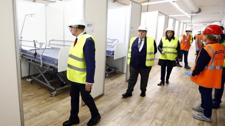 Aragón estudiará dejar el hospital de la Feria para un posible repunte del covid-19 en otoño