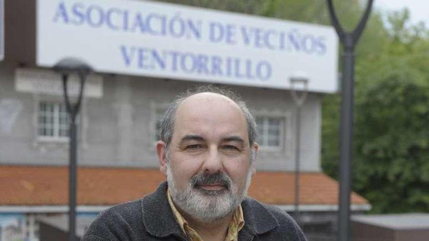 José Ángel Souto, presidente de la entidad vecinal de O Ventorrillo.