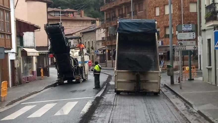 Comienzan las obras para asfaltar la travesía de Panes