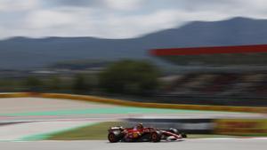 Carlos Sainz, en los libres 3 de este sábado en el GP de España, en Montmeló