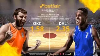 Oklahoma City Thunder vs. Dallas Mavericks: horario, TV, estadísticas, cuadro y pronósticos