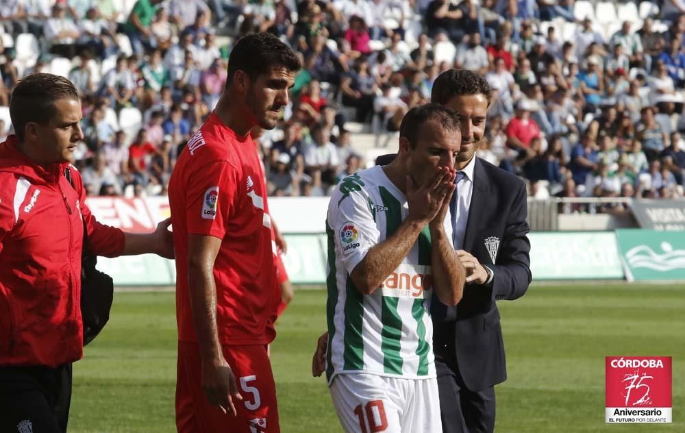 El Córdoba pierde en los últimos minutos ente el Sevilla Alético.