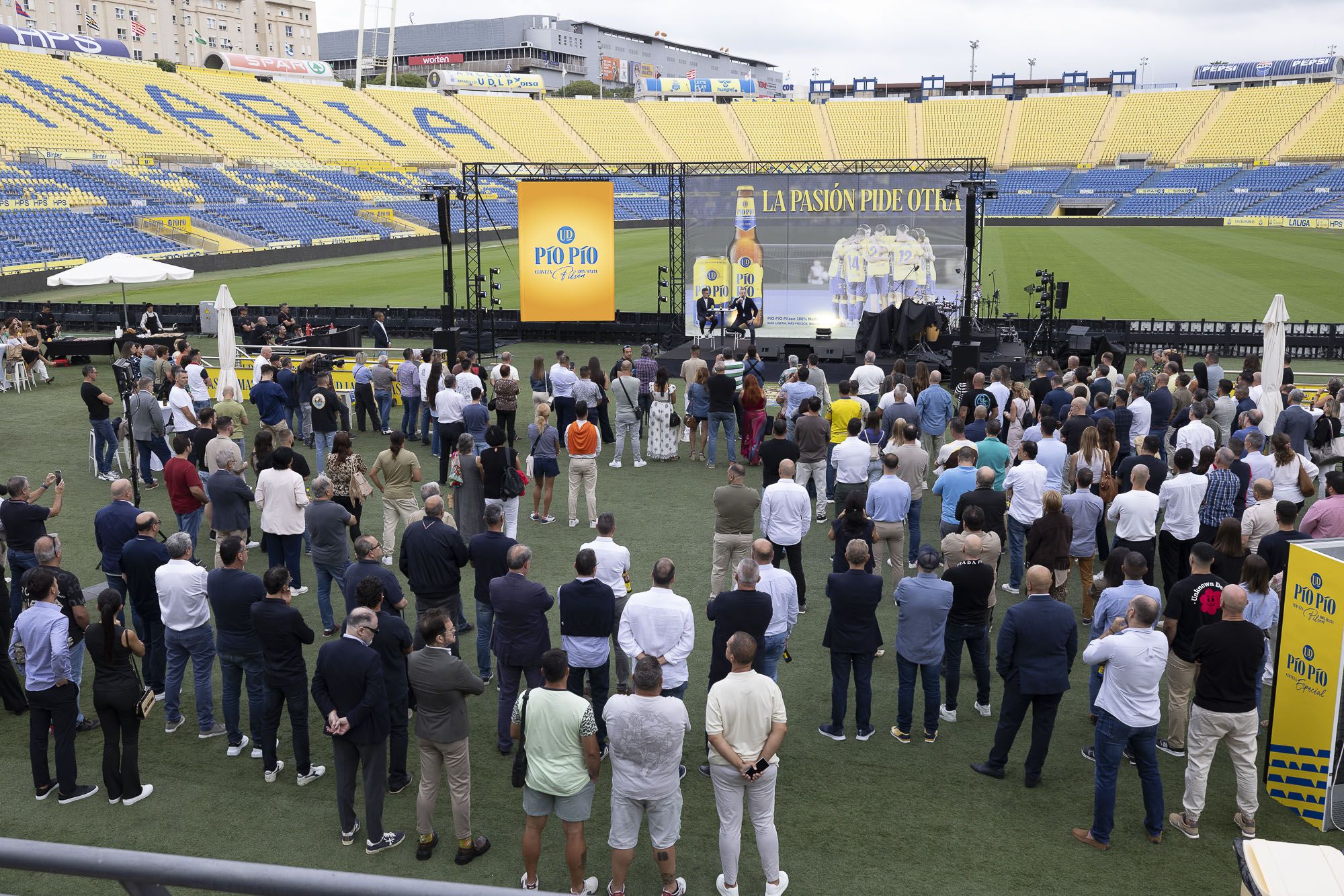 Presentación de la nueva cerveza Pío Pío