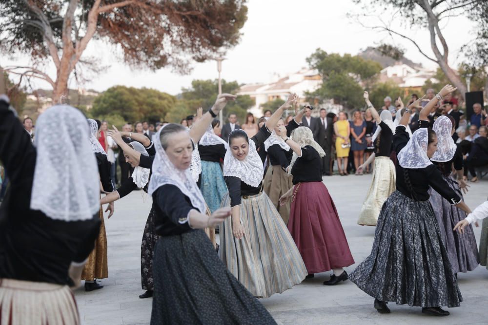 Acto institucional del Rei En Jaume, en la cruz de Santa Ponça