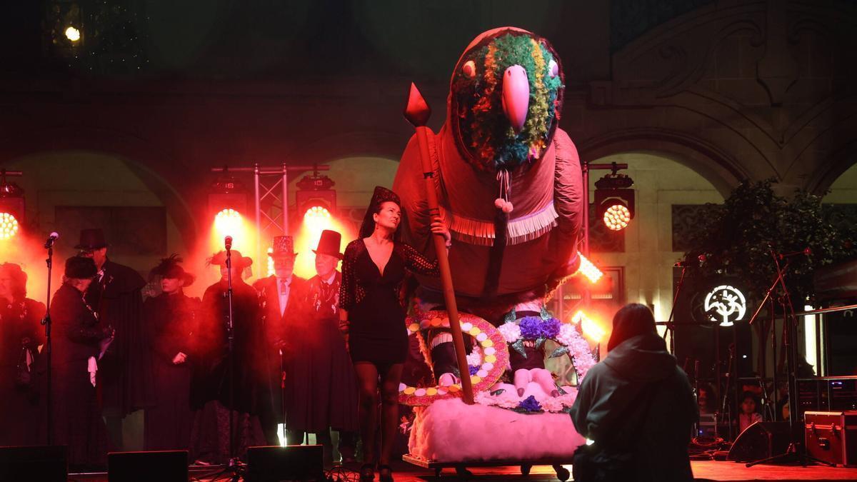 Entierro del Ravachol de 2026 en Pontevedra