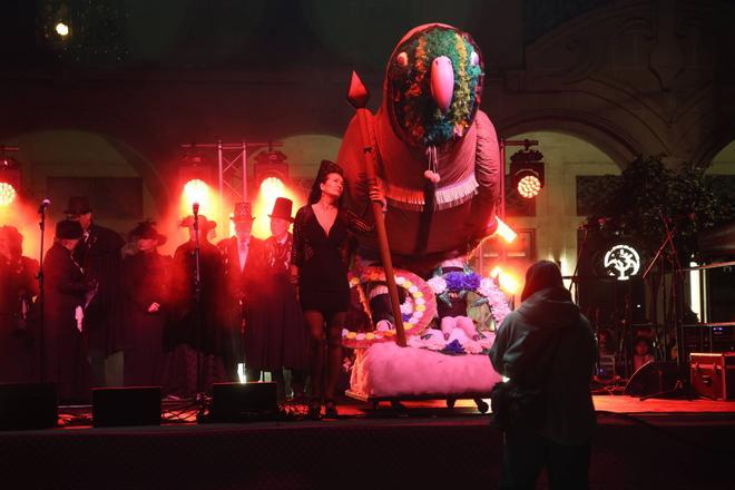 Entierro del Ravachol de 2026 en Pontevedra