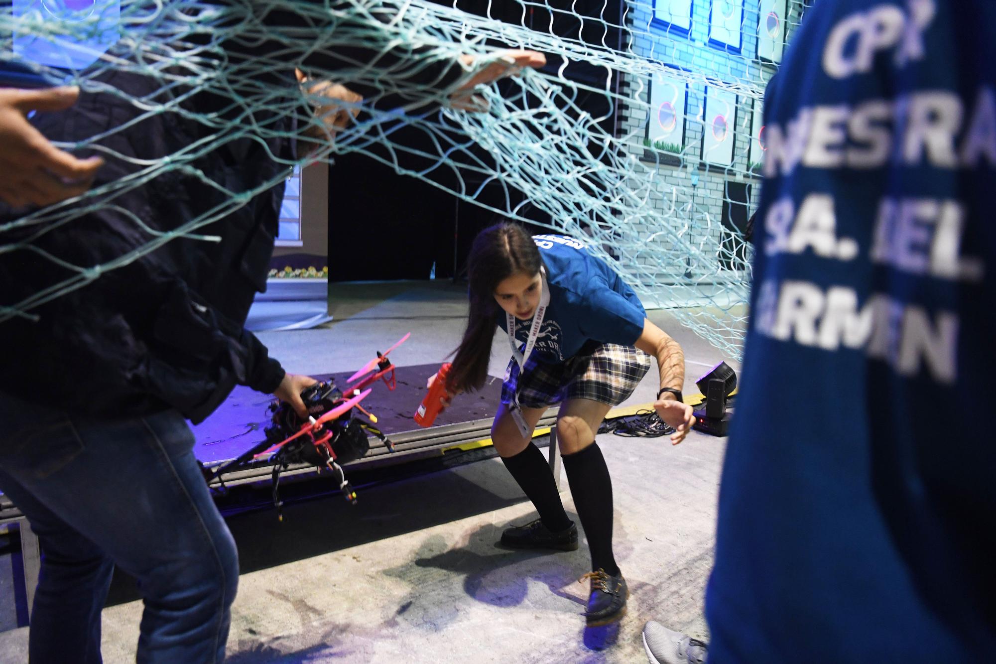 Drones en el Coliseum de A Coruña: Una competición de altos vuelos