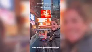 Anabel Pantoja disfruta de sus primeras horas en Nueva York