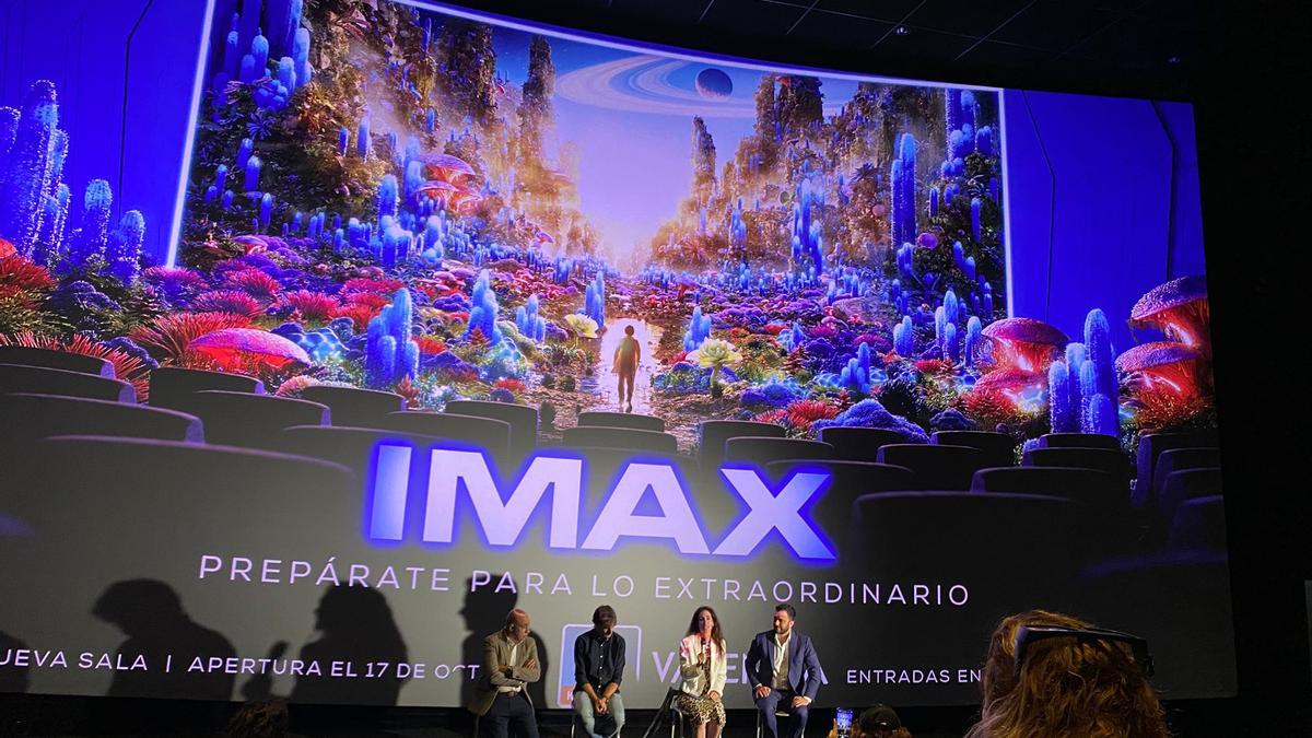 Presentación de la sala IMAX de Kinépolis.
