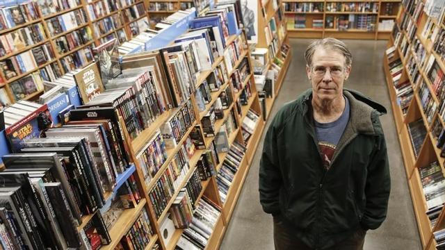 Kim Stanley Robinson, en la librería Gigamesh.