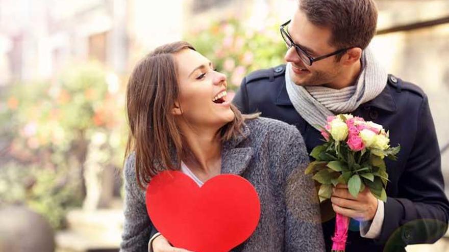 Una pareja en San Valentín.