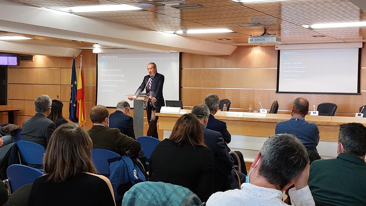 Imagen de la jornada de demostración del proyecto del sistema de auscultación de carreteras de alta precisión que lleva a cabo Becsa