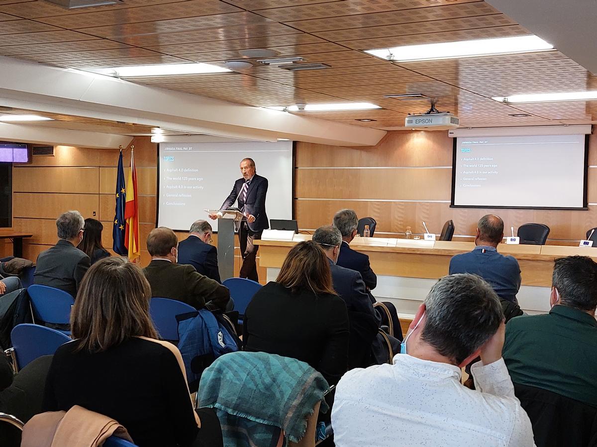 Imagen de la jornada de demostración del proyecto del sistema de auscultación de carreteras de alta precisión que lleva a cabo Becsa