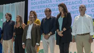 Último día del congreso de Junts Per Catalunya, el 17 de julio de 2022