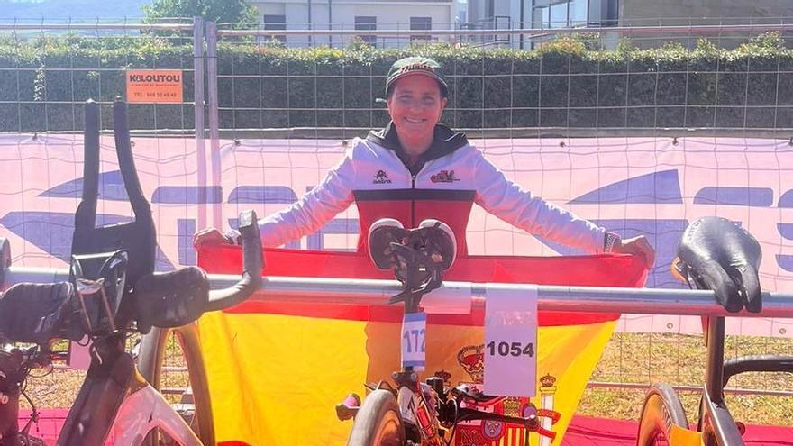 Pepa García, cuarta de Europa en Pamplona.