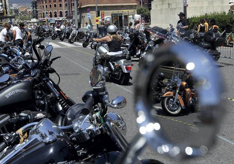 Fotogalería: Desfile de motos de Harley Davidson en Barcelona