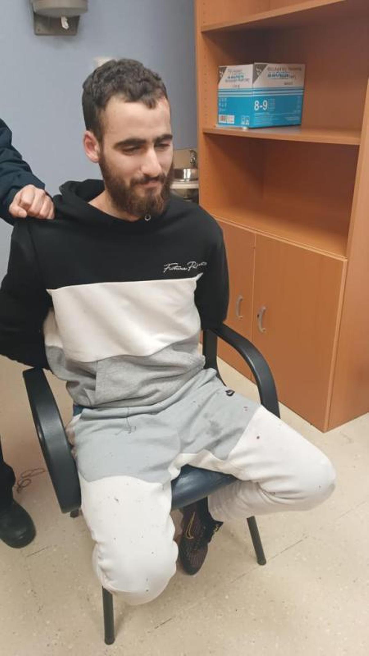 Yassne Kanjaa, detenido en dependencias de la Policía Local de Algeciras el 25 de enero de 2023, tras haber asesinado al sacristán Diego Valencia. La Justicia lo absolvió por trastorno mental.