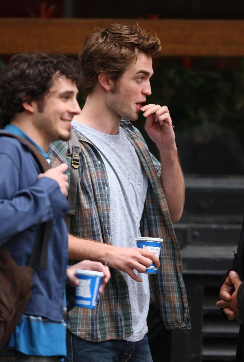 Robert Pattinson rodando Remember me'