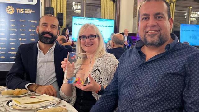 Patricia García en la gala de los Tourism Innovation Awards. | Cedida