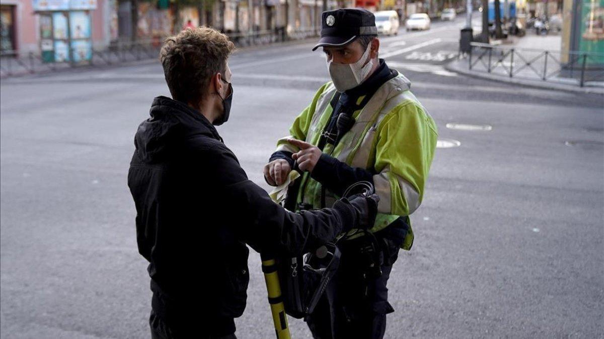 La Policía Municipal de Madrid ha puesto 13.000 sanciones por no llevar mascarilla