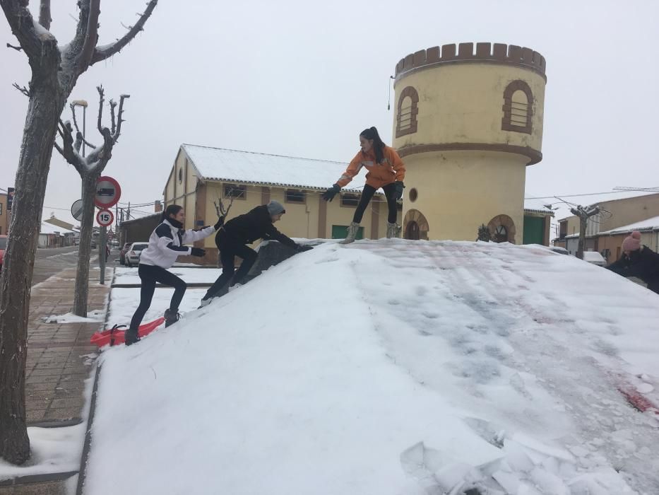 Nieve en Moraleja del Vino